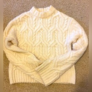 White Knitted Sweater